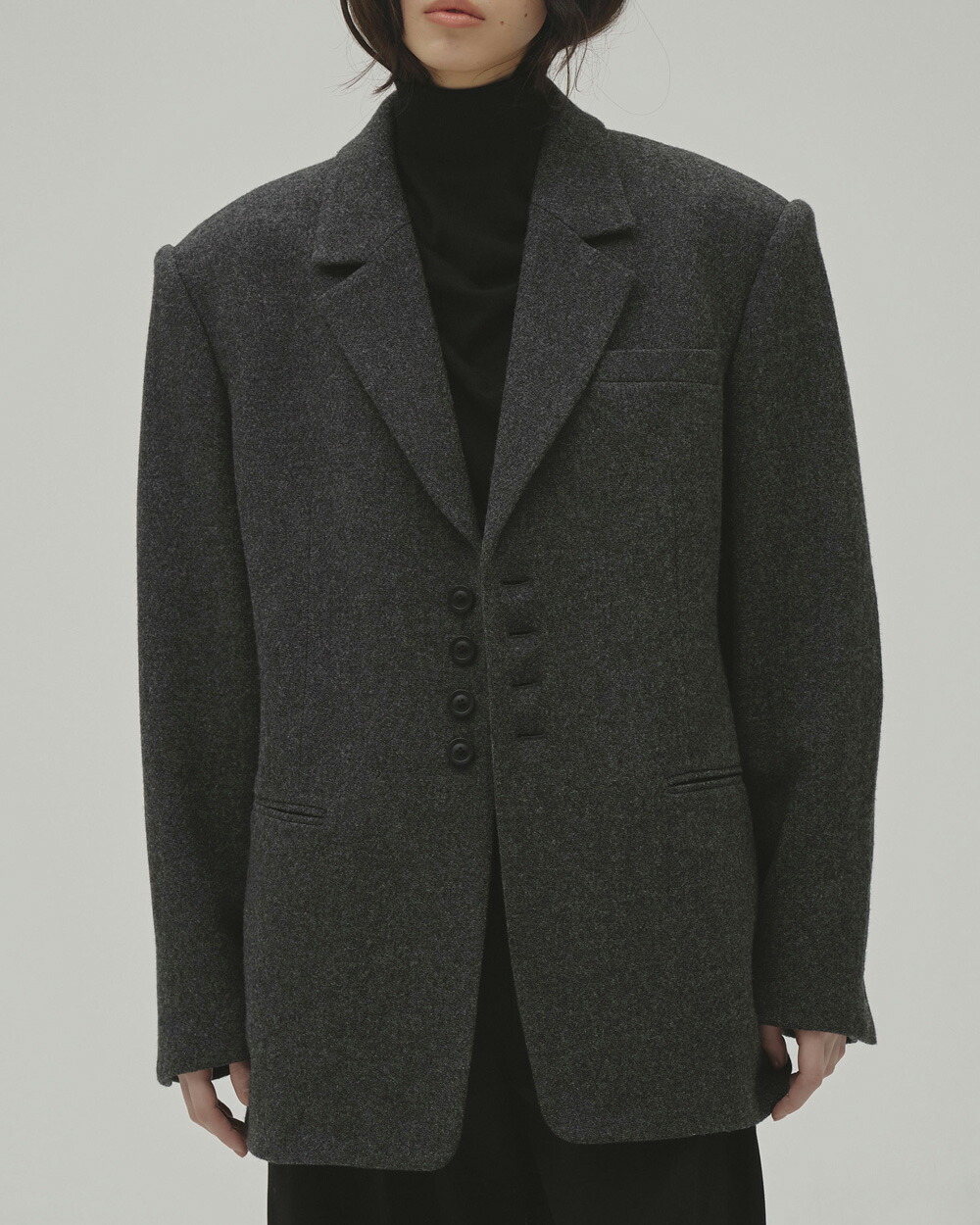 【取っておく受け付け中】TODAYFUL トゥデイフル Wool100% Over Jacket 羊毛100％厚地の外套上衣 12620105※2026年9月下旬～10月中旬入荷予定を組む