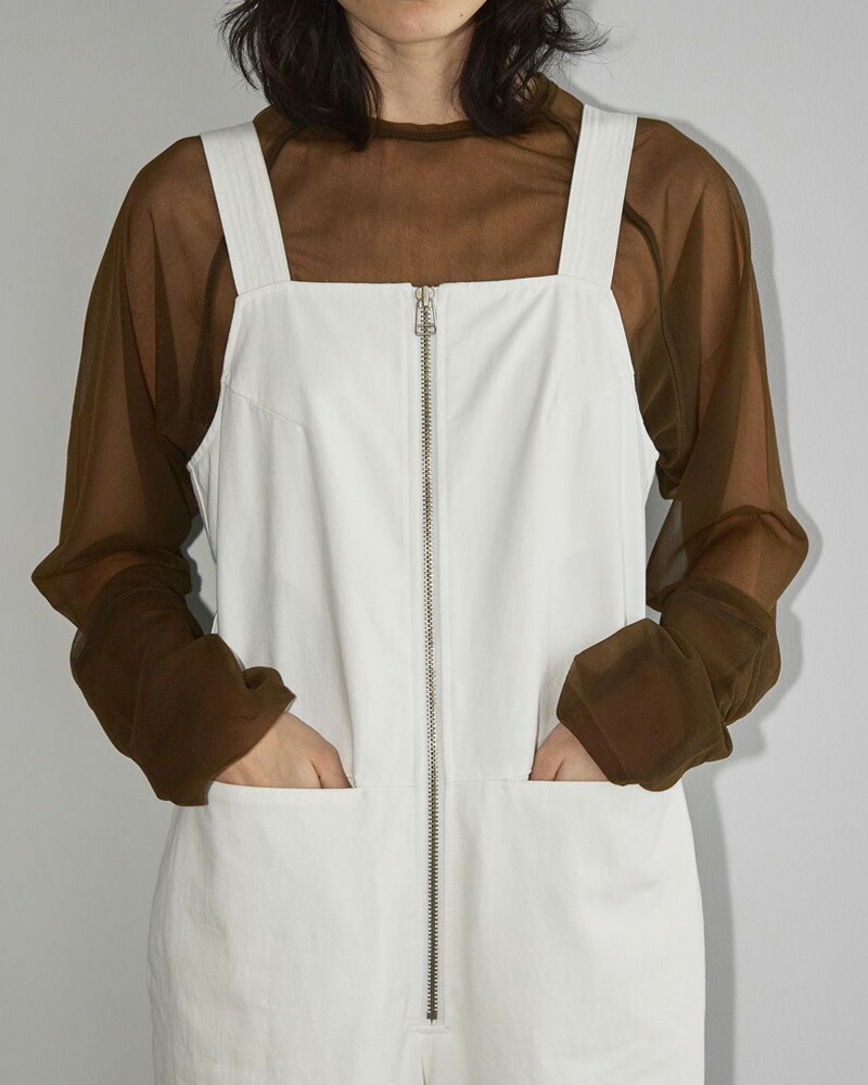 【SALE】【20%OFF】TODAYFUL トゥデイフル Frontzip Twill Salopette フロントジップツイルサロペット 12310313