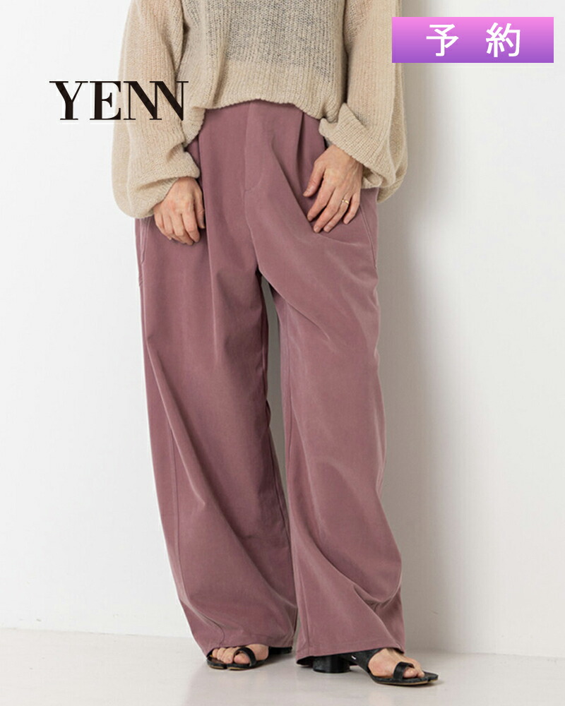 【予約受付中】YENN イエン WASHED BIG PK PT ウォッシュドビッグポケットパンツ y254-31129-2 ※2026年8月上旬~中旬入荷予定|エリナストア