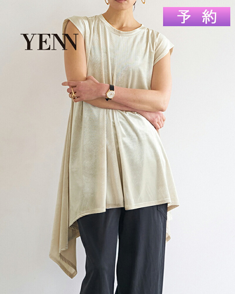 【予約受付中】YENN イエン IRREGULAR HEM TUNIC イレギュラーヘムチュニック y263-82087