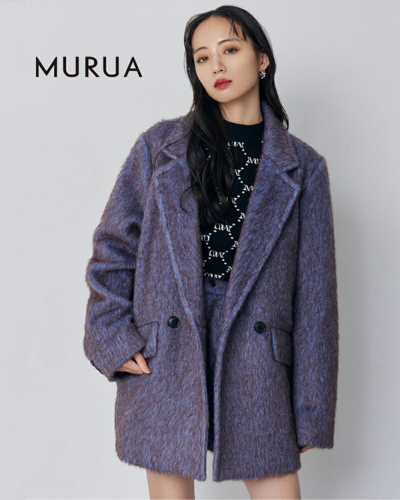 MURUA ムルーア シャギーテーラードコート 012560005101