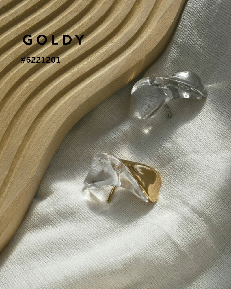 クリア×メタルコンビネーションヘアカフ GOLDY ゴールディ 6221241(6211206)