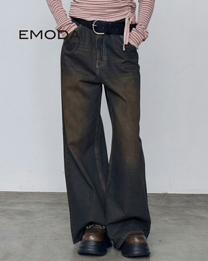EMODA エモダ ワイドルーズジーンズ 042612470401