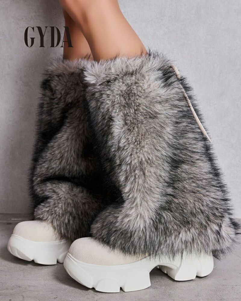 GYDA ジェイダ 2WAY ECO FUR LEG WARMERニットブーツ 072561811201