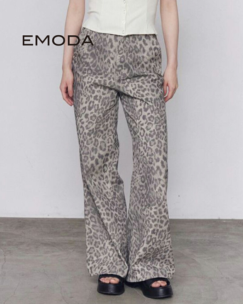 【土日祝も発送あり】EMODA エモダ ルーズワイドツイルパンツ 042640770501｜エリナストア