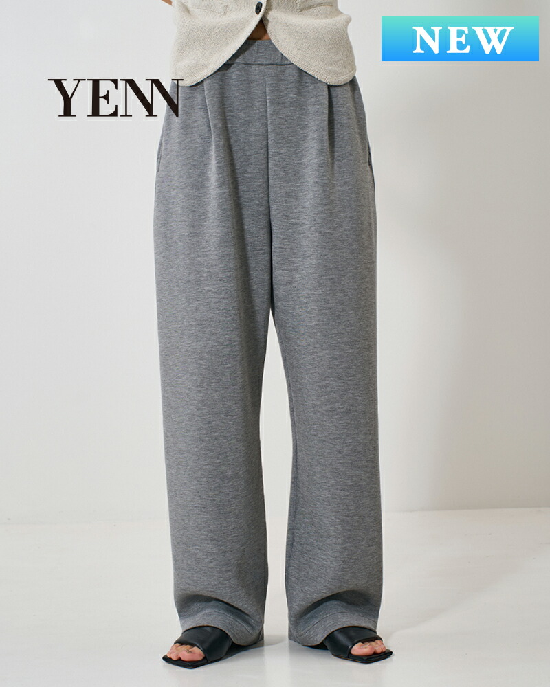 【高身長向け】【丈長め】【土日祝も発送あり】YENN イエン SPONDISH TUCK PT スポンディッシュタックパンツ y261-31011-2｜エリナストア