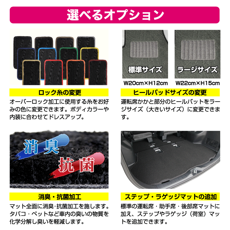 ダイハツ ムーヴコンテ コンテカスタム フロアマット DAIHATSU