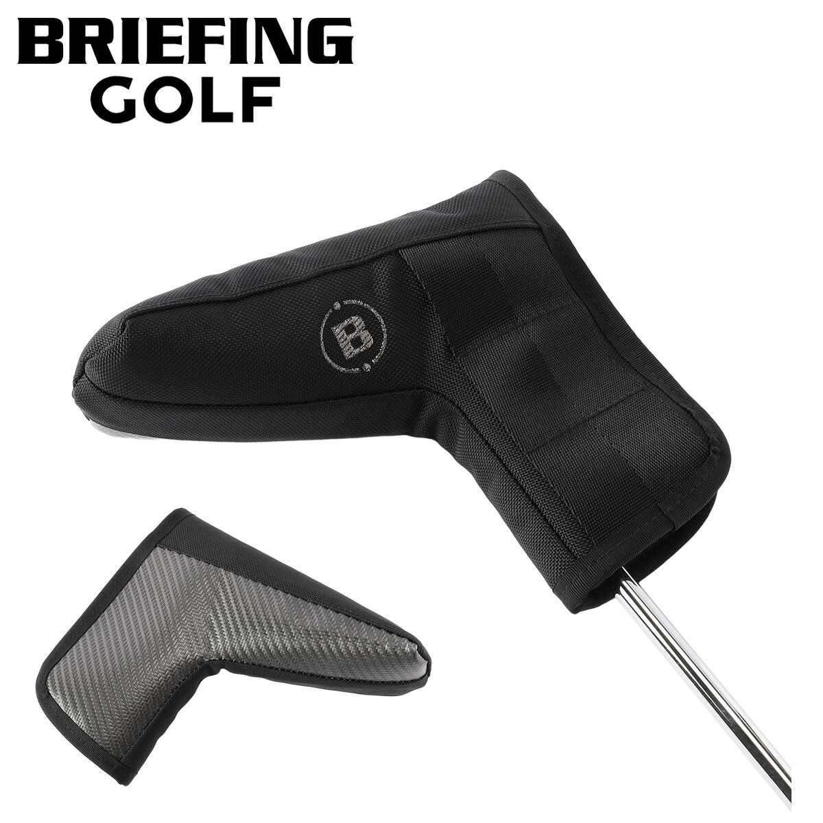 ブリーフィング ゴルフ パターカバー PT用 ヘッドカバー BRIEFING プレミアムカーボン BRG261G23 メンズ レディース[即日発送]｜サックスバー 財布バッグ専門店