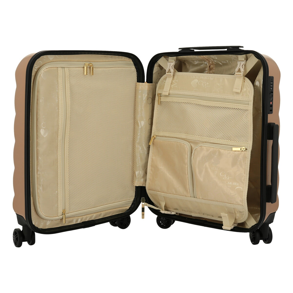 セシルマクビー スーツケース 35l Sacs 53cm 2 6kg レディース Cm12 4 Bar Cecil 限定モデル Mcbee ハード ファスナー キャリーケース ハードキャリー Po5 即日発送 サックスバー送料無料 あす楽