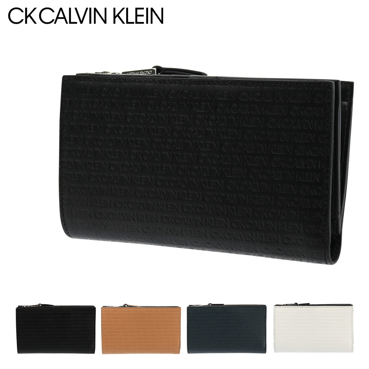 楽天市場 シーケー カルバンクライン 二つ折り財布 リピート メンズ Ck Calvin Klein 本革 レザー Po5 Bef サックスバー