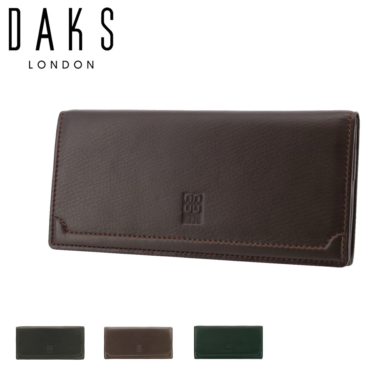 DAKS ラスター DP35020 　長財布　ダークブラウン　 新品未使用 楽天市場】DAKS（ダックス）ラスター 長財布 「ダックス