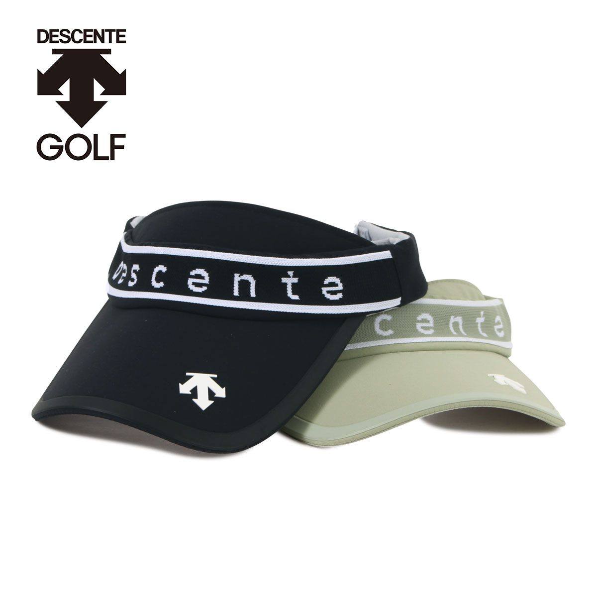 DESCENTE - ☆DESCENTE GOLF☆ デサント韓国　耳当て　リボンバイザー ディタッチャブルリボン付きサンバイザー | デサントゴルフ公式