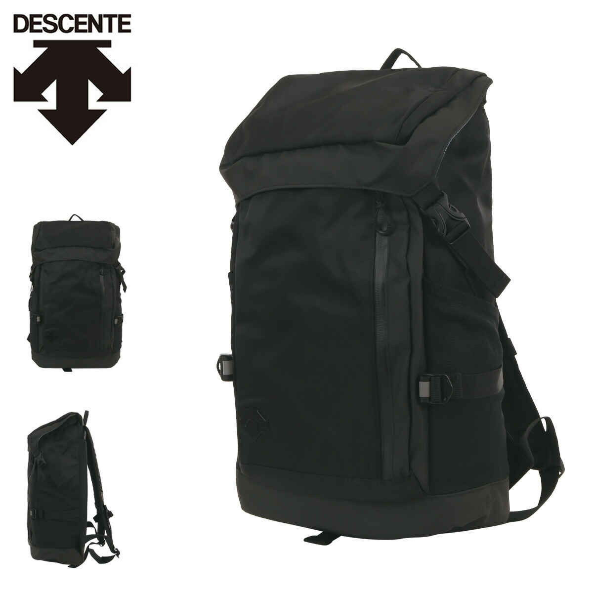楽天市場】スクールスクエアデイパック29L 黒ロゴ入り【DESCENTE