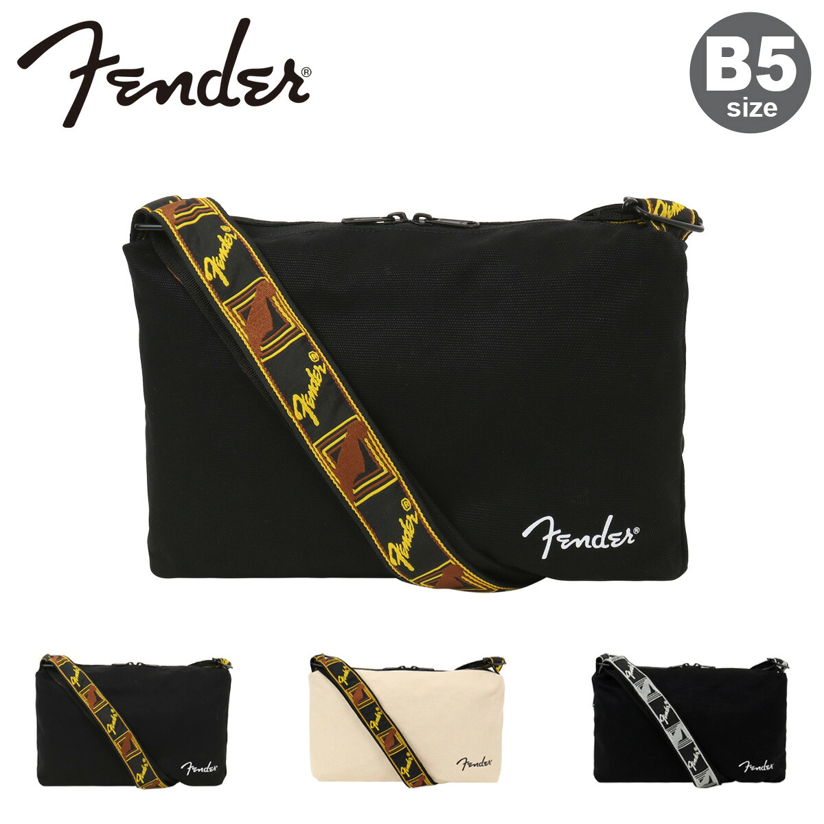 フェンダー ショルダーバッグ キャンバス メンズ レディース 950-6005 Fender ポシェット サコッシュ 小さめ