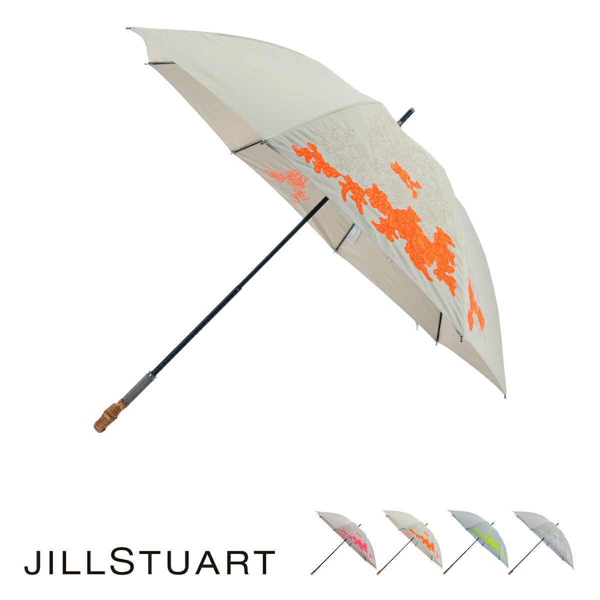 ジルスチュアート 長傘 ショート傘 レディース ブランド 1ji 40 Jillstuart 晴雨兼用 日傘 雨傘 Uvカット 遮光 遮熱 花柄 即日発送 Igea61 It