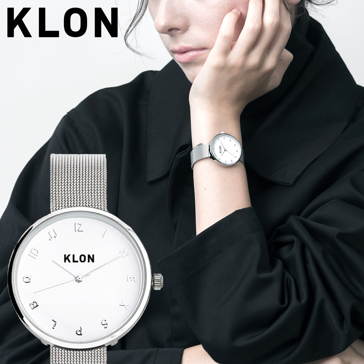 楽天市場】【全品10倍｜11/30 0時〜48H限定】KLON 腕時計 レディース
