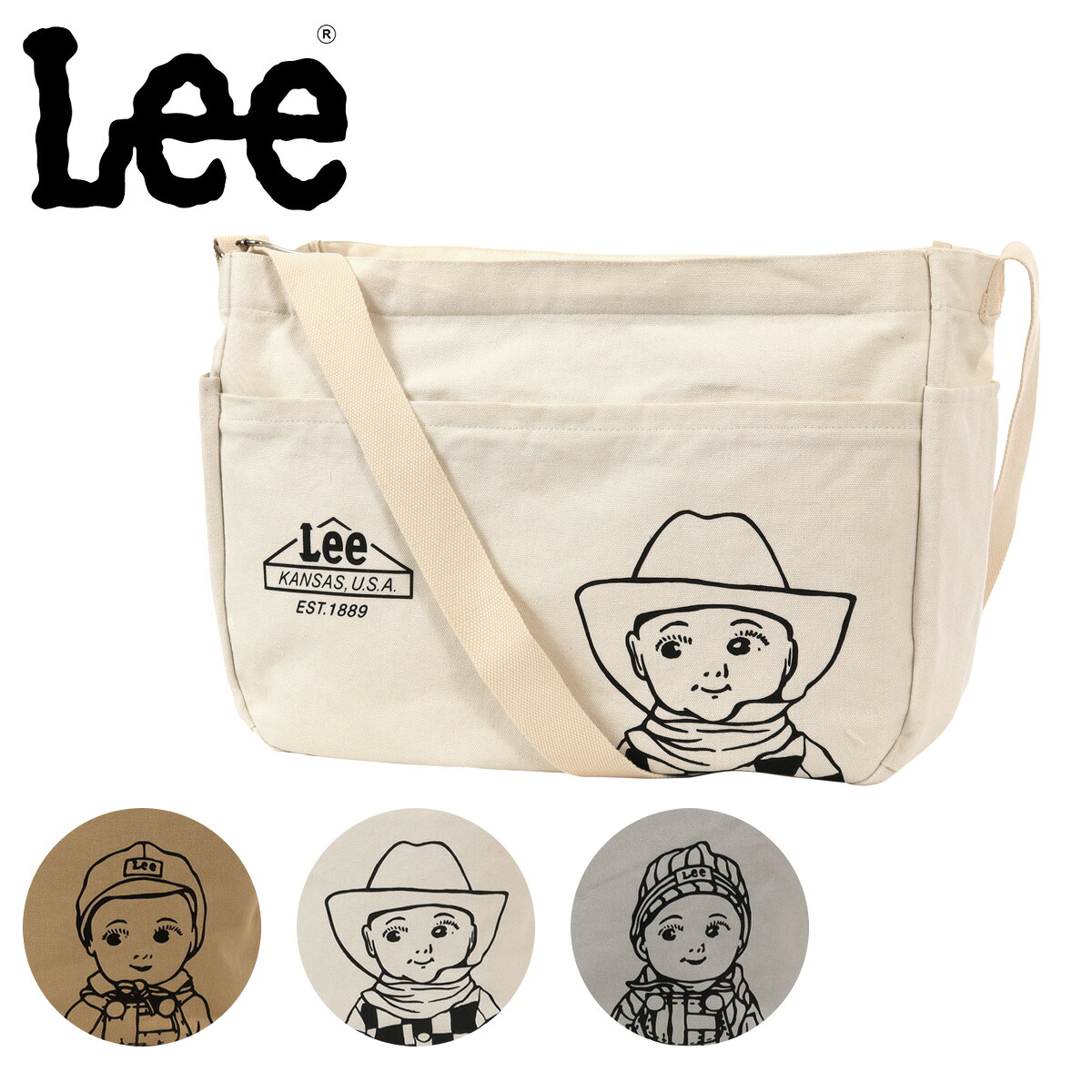 【全品10倍★4/16(木)0時迄】Lee ショルダーバッグ キャンバス バディーリー レディース メンズ 320-1432 Buddy II