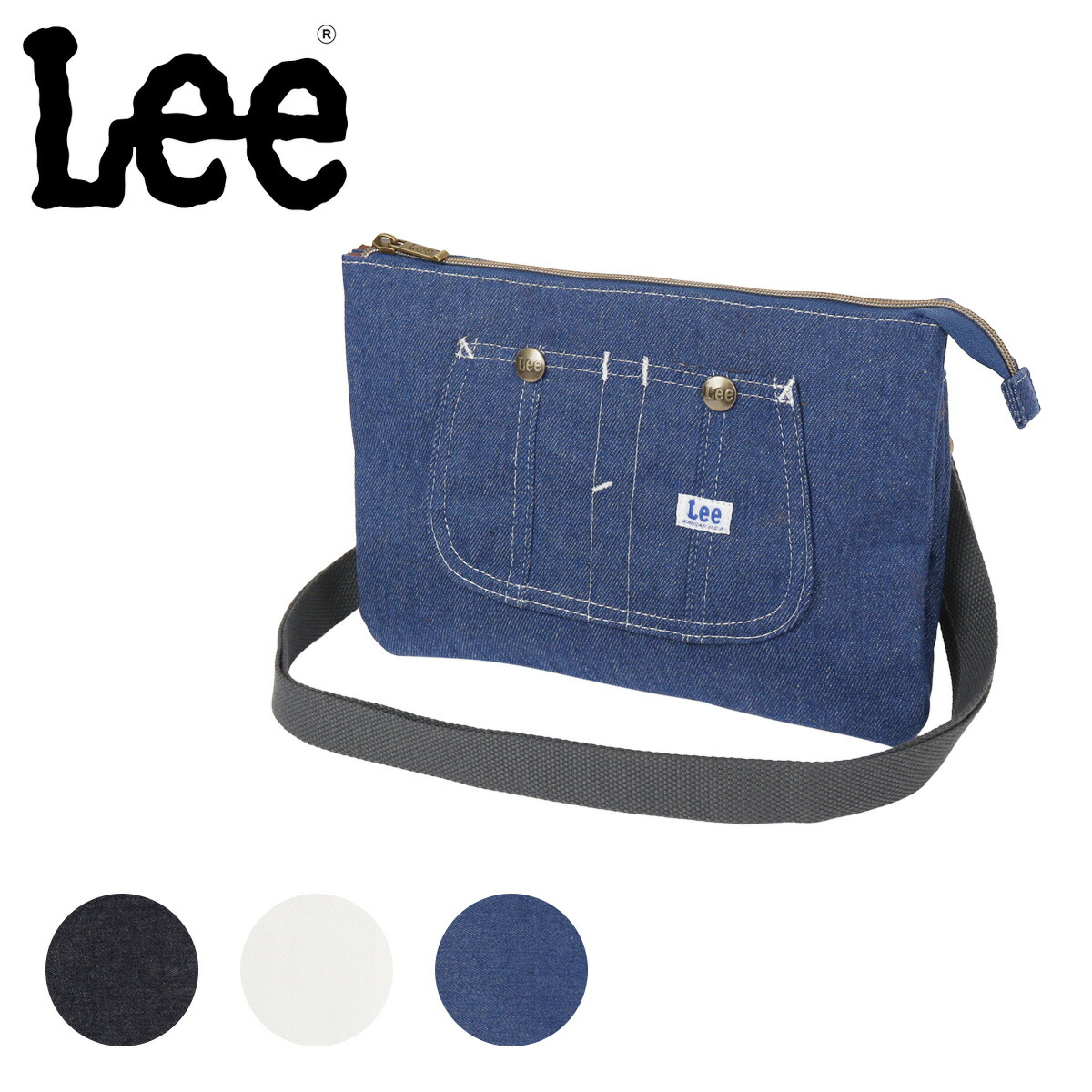 【全品10倍★4/10(金)2時迄】Lee ショルダーバッグ デニム調 メンズ レディース 320-5024 Kate リー ジーンズ サコッシュ ミニショルダーバッグ ショルダーポーチ