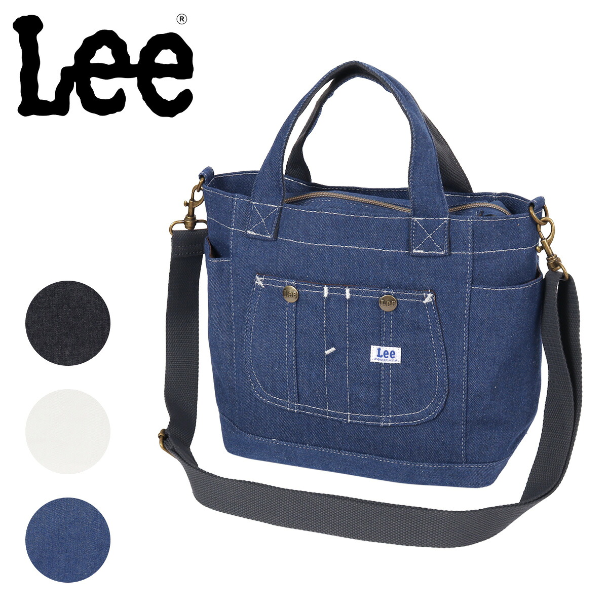 【全品10倍★4/10(金)2時迄】Lee トートバッグ 2WAY デニム調 メンズ レディース 320-5026 Kate リー ジーンズ ショルダーバッグ ミニトート 5,077円