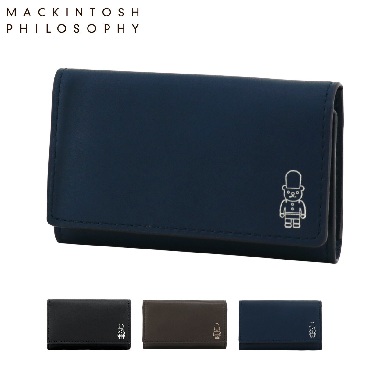 新品MACKINTOSH PHILOSOPHY 名刺入れ バッキンガムベア 茶