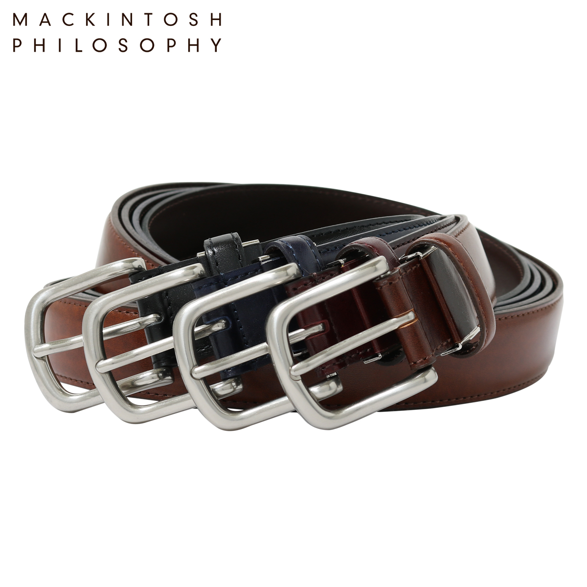 魅了 マッキントッシュ フィロソフィー ベルト 日本製 メンズ Mackintosh Philosophy 本革 レザー ピン式 Po10 超大特価 Www Purpleforparents Us