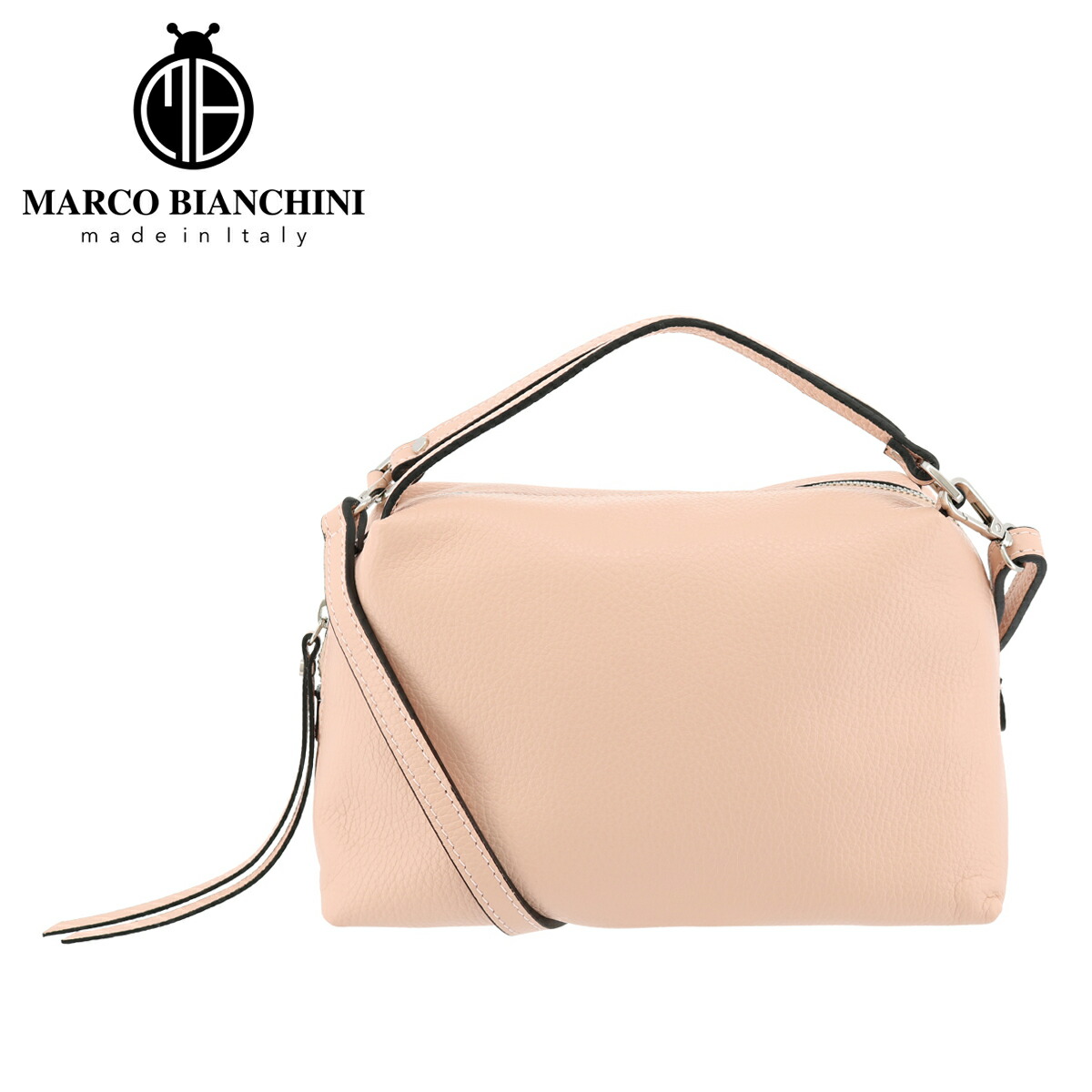 楽天市場 マルコビアンキーニ ボストンバッグ 2way レディース イタリア製 Marco Bianchini イタリアンレザー ミニボストン ショルダーバッグ ミニショルダー 牛革 レザー Bef 即日発送 サックスバー 財布バッグ専門店