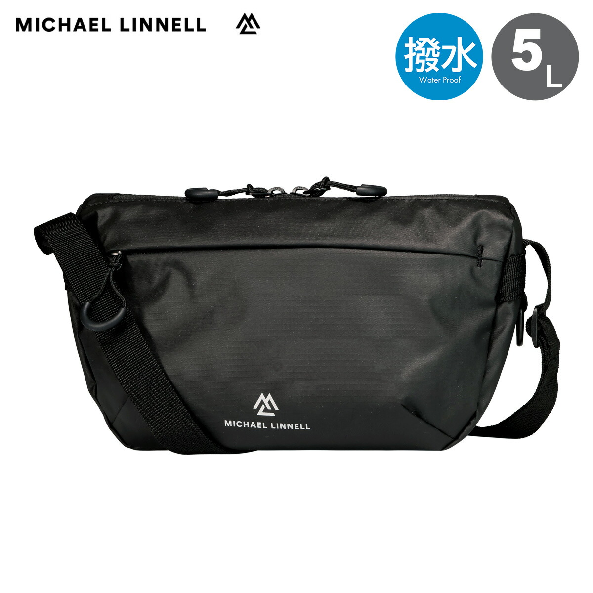 【全品10倍★3/26(木)2時迄】マイケルリンネル ショルダーバッグ ユニセックス MLAC-38 A.R.M.S アームズ MICHAEL LINNELL ミニショルダーバッグ ショルダーポーチ 小さめ 斜め掛け 5L 撥水 軽量 通勤 通学 旅行 トラベル アウトドア