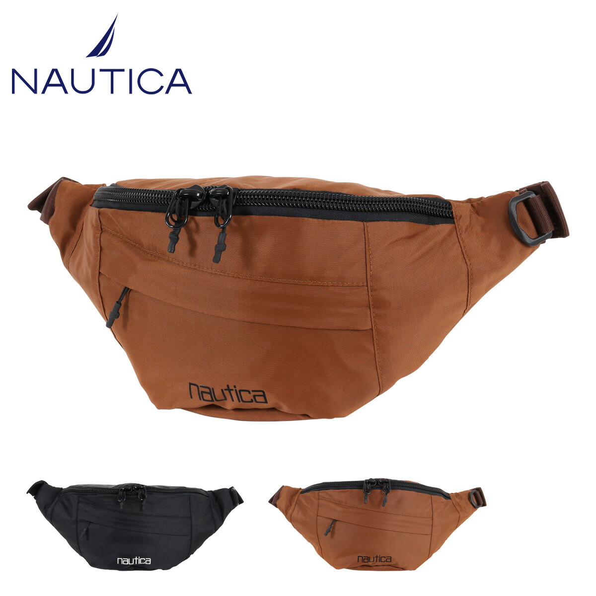 【全品10倍★4/10(金)2時迄】ノーティカ ウエストバック メンズ レディース 370-7010 NTC-008 NAUTICA ボディバック ウエストポーチ 旅行 レジャー[DL10]