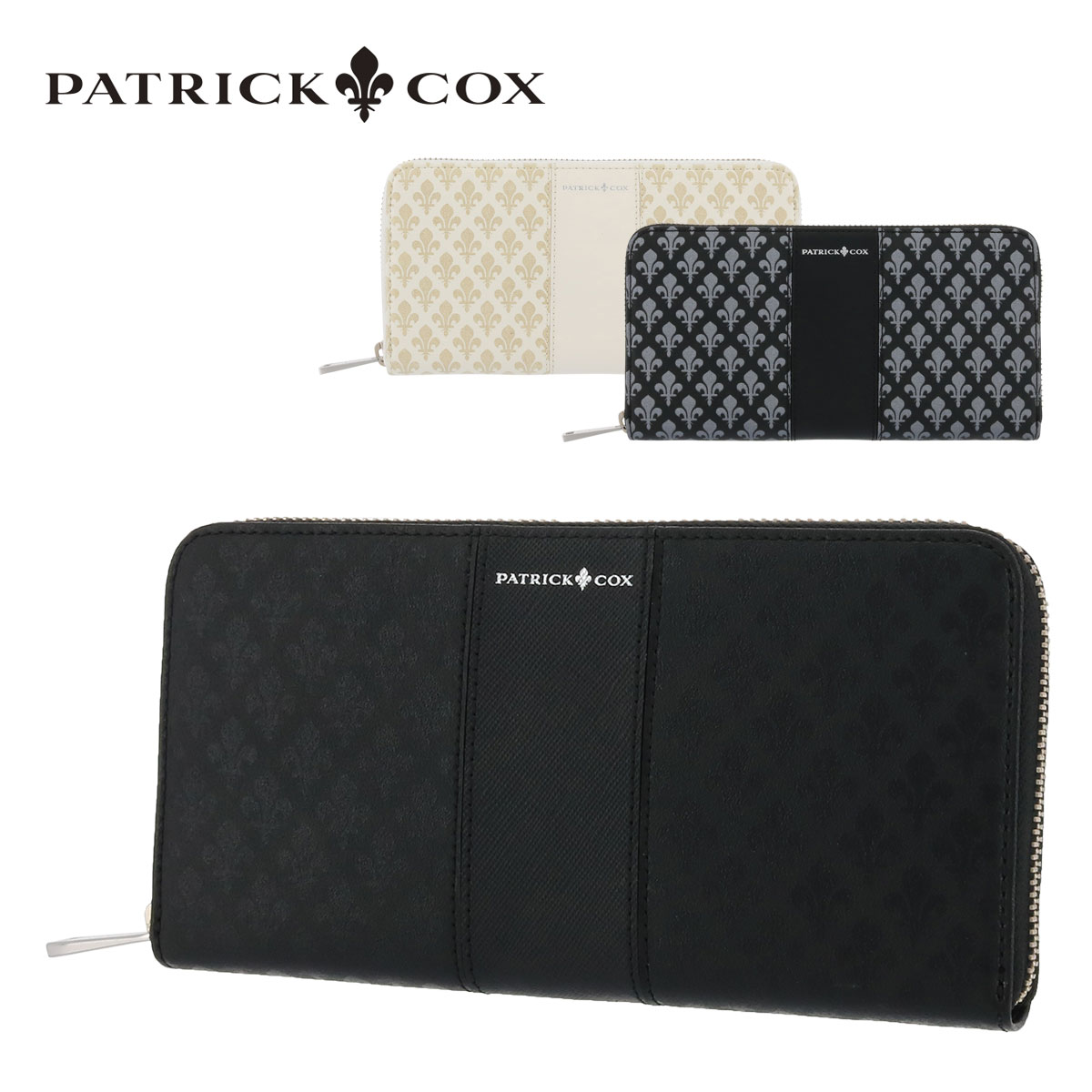 パトリックコックス 長財布 ラウンドファスナー ニューキングス メンズ PXMW8ET2 PATRICKCOX | 牛革