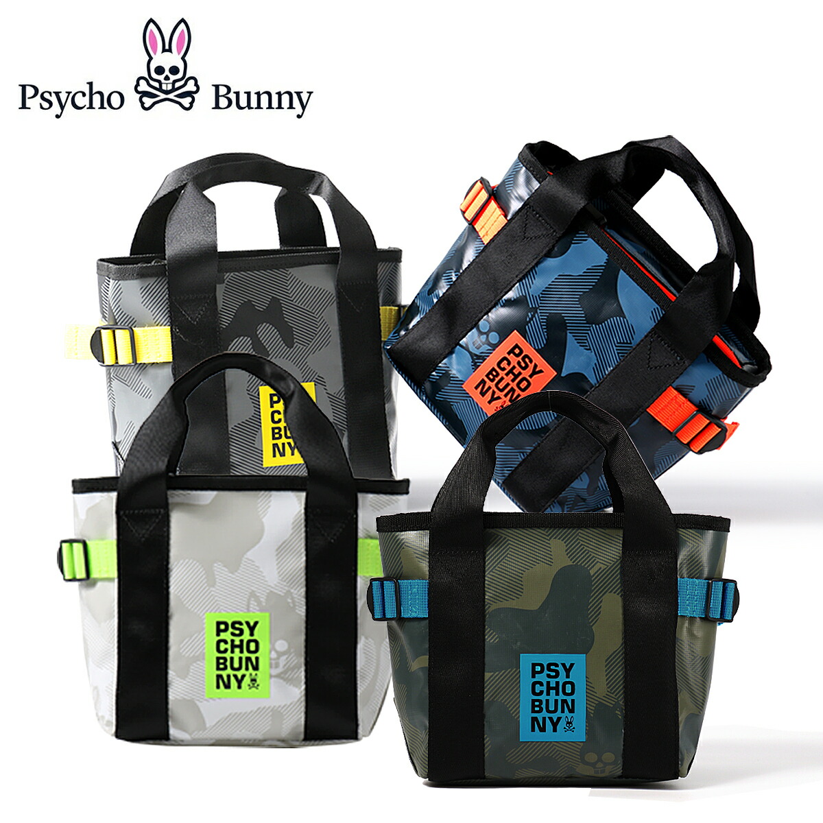 【レビュー投稿で+5％還元】サイコバニー ゴルフ カートトート ゴルフトート ラウンドトート メンズ PBMG2SE3 カジュアルテクノアーツ Psycho Bunny ミニトート ゴルフバッグ sh_of agesugi_sfa クリスマス_mp pbmg2se36.jpg