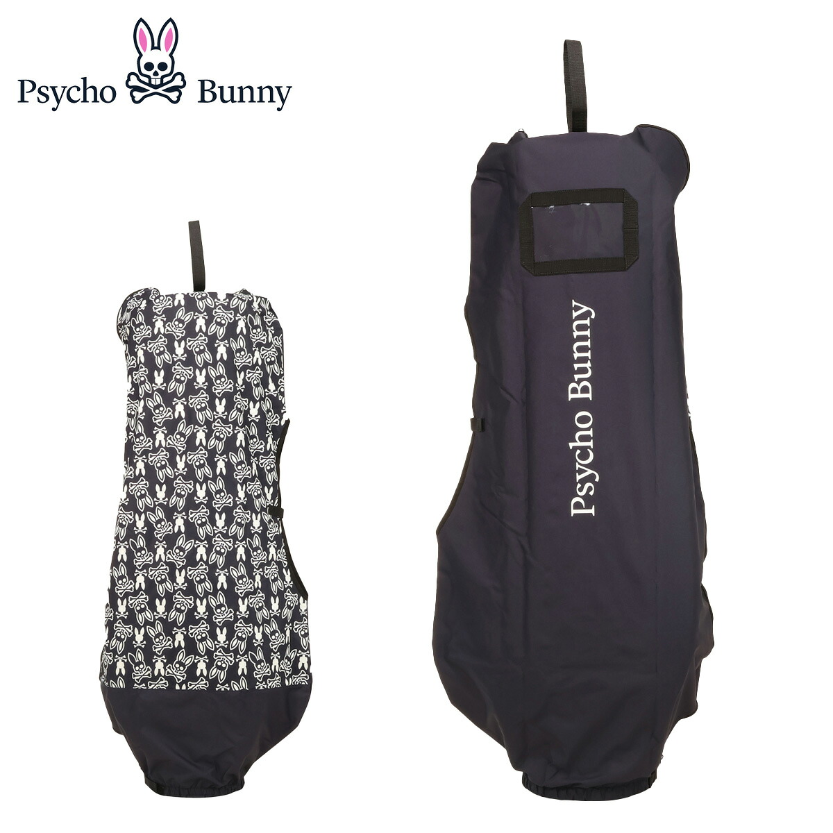 【全品10倍★3/26(木)2時迄】サイコバニー ゴルフ トラベルカバー MONOGRAM メンズ レディース PBMG5FK1 Psycho Bunny ゴルフバッグカバー キャディバッグ収納 トラベル 旅行[即日発送]