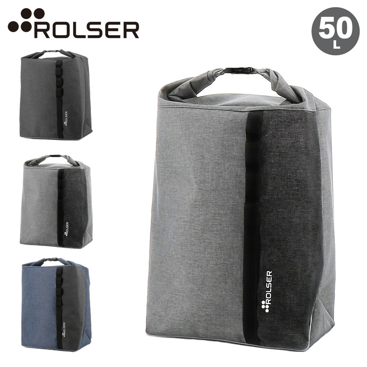 【全品10倍★7/27(月)0時迄】ロルサー ショッピングバッグ トートバッグ 50L 大きめ バッグ 鞄 メンズ レディース NS ROLL TOP BAG ROLSER 軽量 ショッピング お買い物 バッグ単体使用可[PO10]｜サックスバー 財布バッグ専門店 7,546円