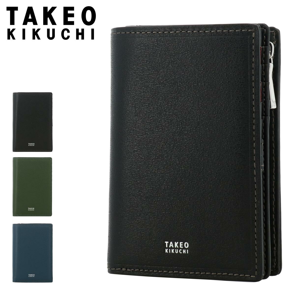 TAKEO KIKUCHI 最大32% 7/13限定 タケオキクチ 財布 二つ折り