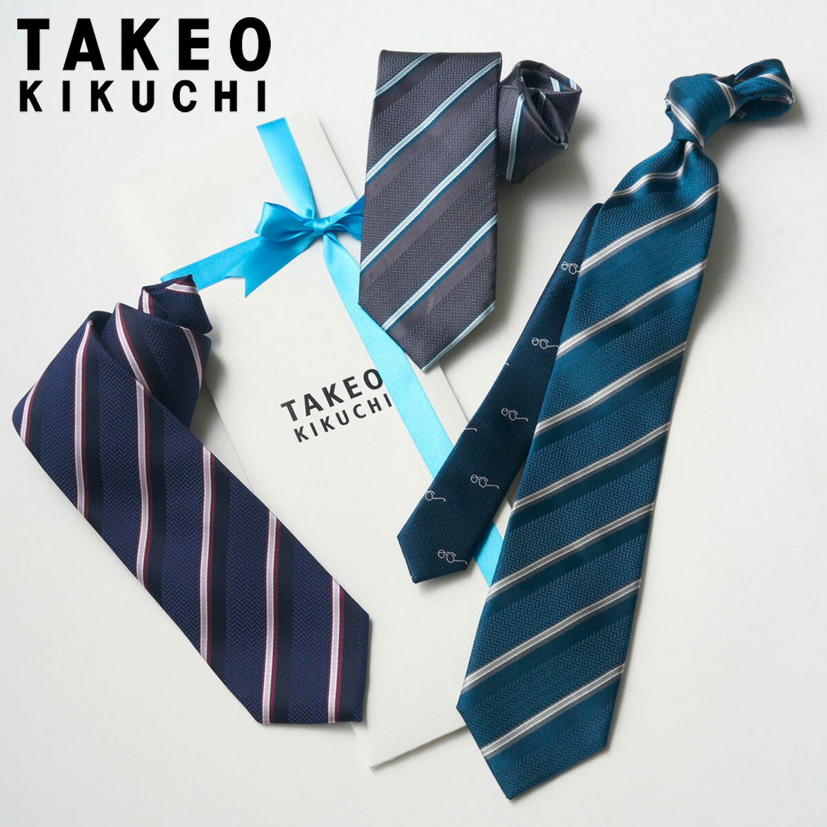 タケオキクチ ネクタイ 日本製 シルク100％ メンズ 日本製 125516141 ストライプ柄 TAKEO KIKUCHI ストライプ柄 クレリックタイ 眼鏡モチーフ ブランドネクタイ メンズネクタイ ビジネスネクタイ ベーシックネクタイ おしゃれ ネクタイ プレゼント 男性[即日発送]