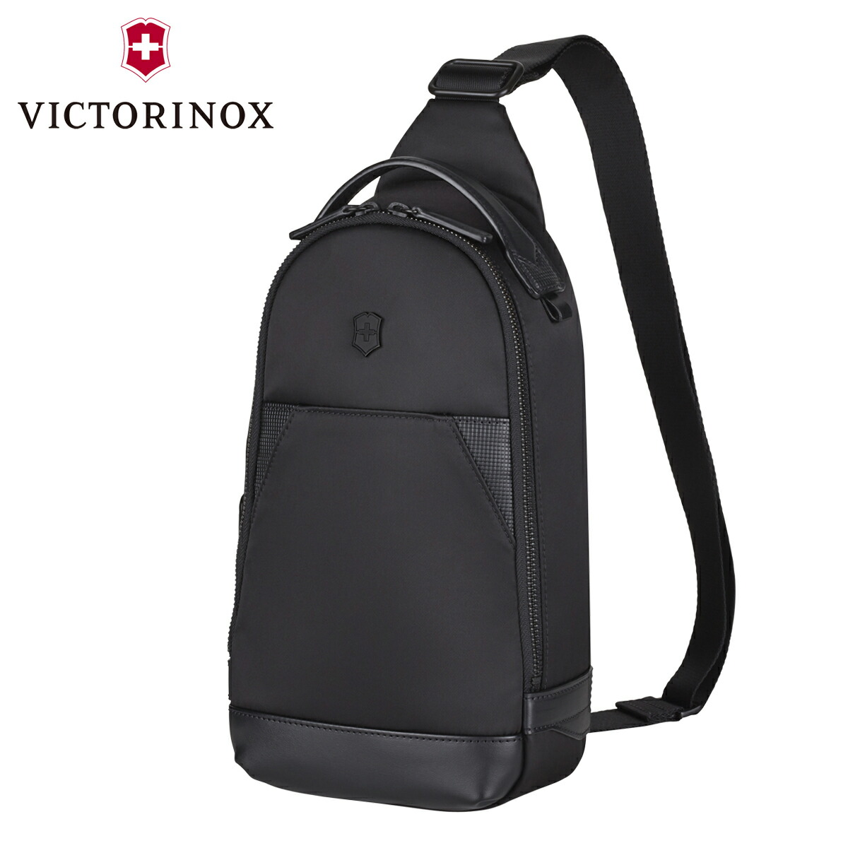 ビクトリノックス ボディバッグ メンズ ブラック 611808 ALOX NERO アロックス ネロ VICTORINOX スリングバッグ ワンショルダー ショルダーバッグ[PO10]｜サックスバー 財布バッグ専門店