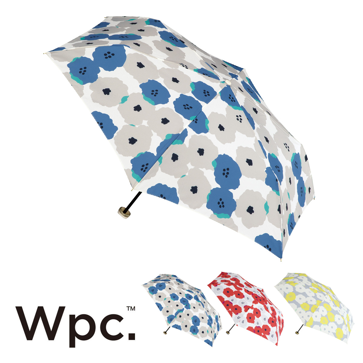 楽天市場 Wpc 傘 雨傘 折りたたみ傘 ピオニmini 50cm レディース 552 116 紫外線防止 花柄 かわいい 日傘 遮熱 Uvカット 即日発送 サックスバー 財布バッグ専門店