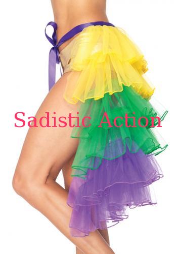【即納】Leg Avenue Mardi Gras layered organza bustle 【Leg Avenue　（ストッキング、ランジェリー、衣装、コスチューム、小物）】【コスチュームアクセサリー】【LEG-ACC-A2017】