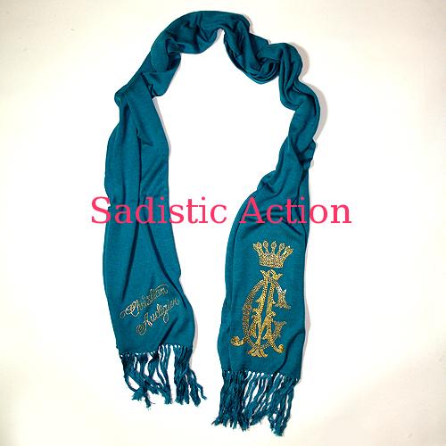 【即納】CHRISTIAN AUDIGIER CA Signature Knit Scarf 【CHRISTIAN AUDIGIER】【セール商品】【CA-ACC-CAW505-TUR】