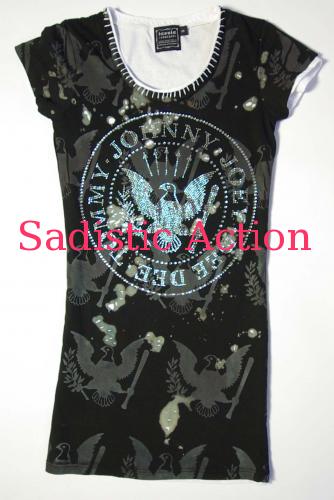 【即納】iconic couture×Sadistic Action RAMONES TG 【iconic couture】【ICO-TP-RAMONES-BK/CL】 8,003円
