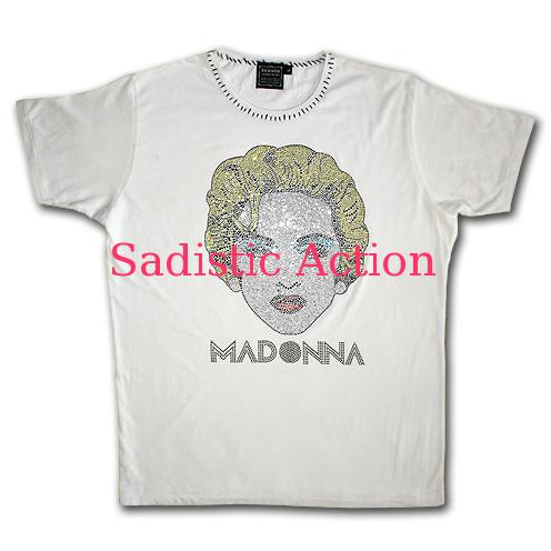【即納】iconic couture×Sadistic Action×MADONNA Mens\u0027T 【iconic couture】【ICO-TP-MAD-WH-M】