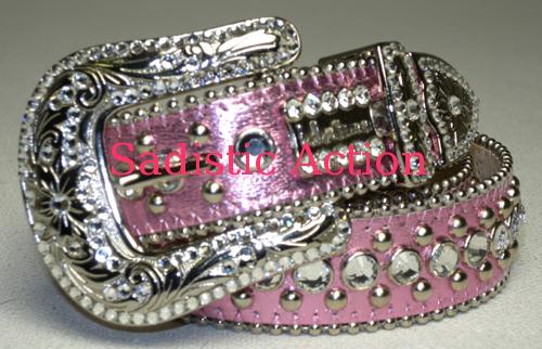 【楽天市場】【即納】b.b.simon SILVER/シィニーPINK BELT 【b.b.simon】【1689-Y70-18-SV ...