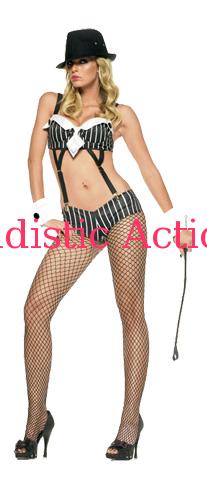 【即納】Leg Avenue SEXY GANGSTA GIRL 【Leg Avenue　（ストッキング、ランジェリー、衣装、コスチューム、小物）】【セール商品】【ハロウィンコスチューム】【コスチュームSALE】【LEG-CO-53033】