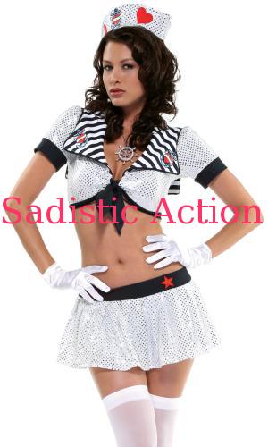 【即納】Forplay Sexy Sailor Costume - Bon Voyage 【Forplay　（ダンスウェア、衣装、コスチューム、小物）】【ハロウィンコスチューム】【FOR-CO-550010】