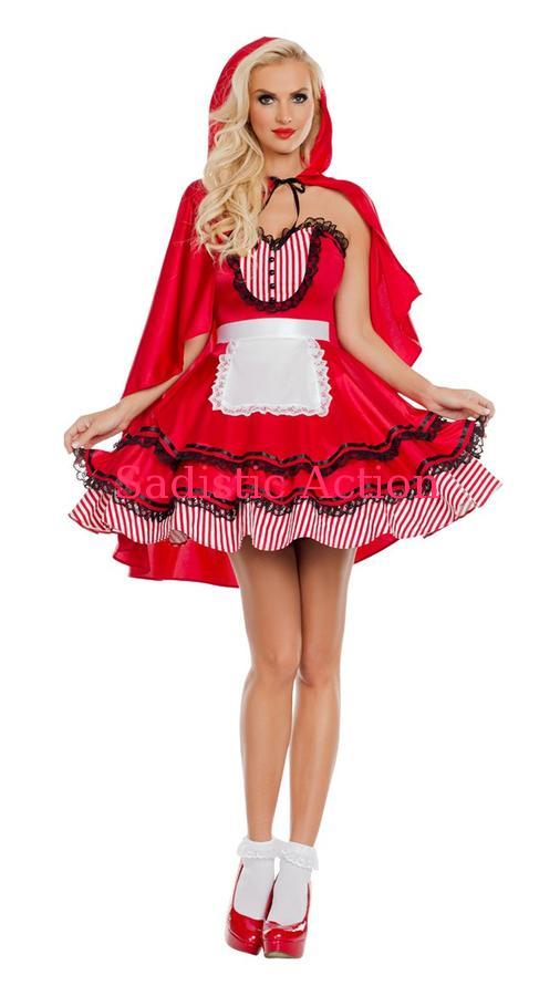 【即納】PARTY KING Red Hooded Babe Costume 【ハロウィンコスチューム】【PARTY KING(コスチューム、コスチュームアクセサリー、衣装)】【PK-CO-PK828】|Sadistic Action