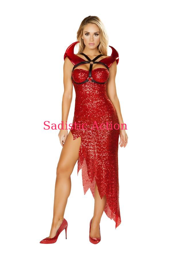 【即納】ROMA 1pc Devil Mistress 【ROMA　（ダンスウェア、衣装、コスチューム、小物）】【ハロウィンコスチューム】【RM-CO-4866】｜Sadistic Action