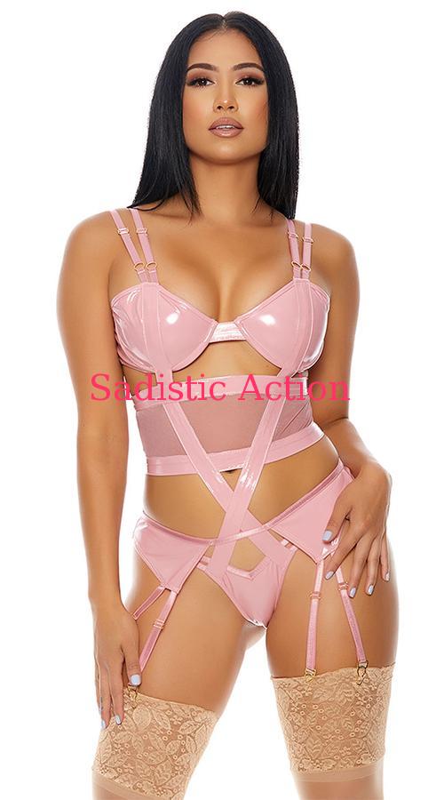 【即納】Forplay Double The Mesh Teddy Set 【Forplay　（ダンスウェア、衣装、コスチューム、小物）】【ボディスーツ・テディ】【フェティッシュ・ボンテージ】【テディ・ボディスーツ・ジャンプスーツ】【FOR-LI-771210-PI】｜Sadistic Action 10,395円