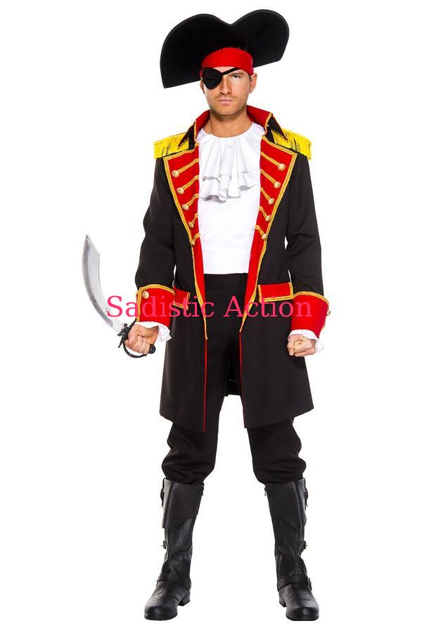 【即納】MUSIC LEGS Pirate Captain 【ハロウィンコスチューム】【MUSIC LEGS (ストッキング、ランジェリー、コスチューム)】【ML-CO-76027】|Sadistic Action