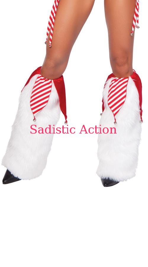 【即納】J Valentine Jingle Bell Legwarmers 【コスチュームアクセサリー】【クリスマスコスチューム】【J Valentine(ダンスウェア、衣装、コスチューム、小物)】【レッグウォーマー】【JV-CR-1018SC】｜Sadistic Action