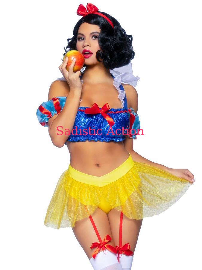 【即納】Leg Avenue Bad Apple Snow White Costume 【Leg Avenue (ストッキング、ランジェリー、衣装、コスチューム、小物)】【ハロウィンコスチューム】【LEG-CO-87109】|Sadistic Action