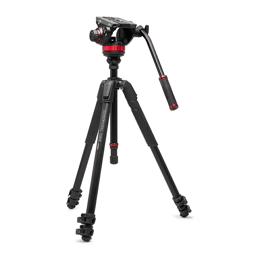マンフロット（Manfrotto）MVH502AHビデオ雲台+055アルミビデオ三脚3段 MVK502055XPRO3V｜サエダオンラインショップ